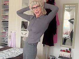 Granny Jacy In Cum Work