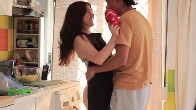 Harassing My Girlfriend While She Cooks