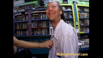 Hot Britney Steven Went To The Video Store To Pick 3