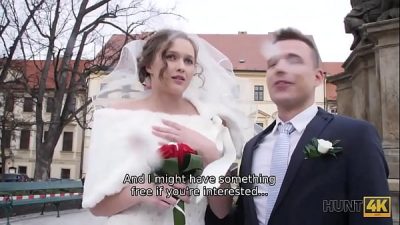 Hunt4k Cameraman Meets Teen Couple In Prague