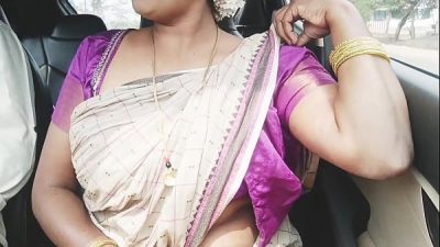 Indian Aunty And Son In Law Car Long Drive For Sex