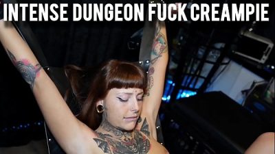 Intense Dungeon Fuck Creampie