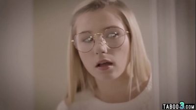 Kinky Teens Shares Stepbrothers Rock Hard Cock