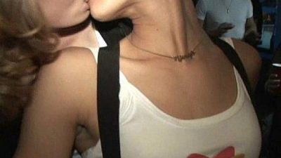 Lesbo cutie Carla cums in her camo panties fists girlfriend Kimmie’s pussy