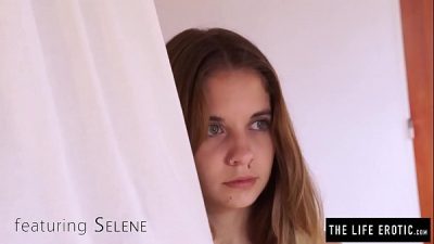 Little Teen With A Hairy Pussy Fingers Her Asshole