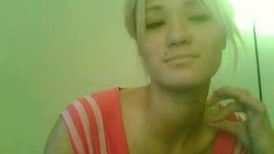 Lovely Blonde Masturbates On Camera