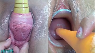 Mature Lesbians Pee Hole Insertion And Cervix Fucking