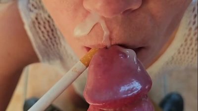 Milf Carmen Varta Sucks Dick And Smoking Cigarette
