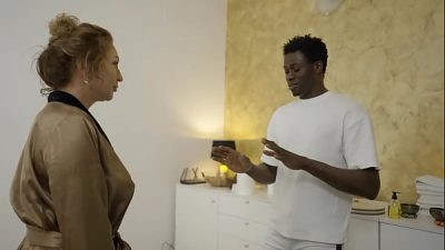 New 2025 Julia North Gets Treated By A Black Masseur