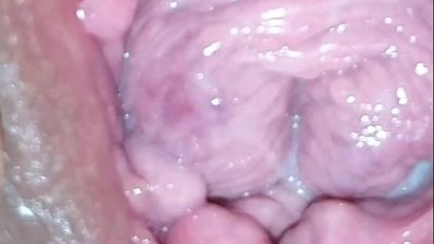 Opening Wide My Hairy Vagina