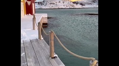 Paysage de rêve d’où nous nous trouvions en Norvège : Sommeroy, avec un …