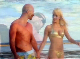 Perfect Blonde Girl Fucking In Both Holes On A Beach