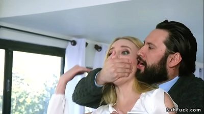 Real Estate Agent Tommy Ties Hot Blonde Riley Reyes