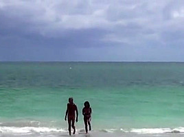 Sex on a public beach
