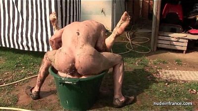 Skinny Amateur Brunette Anal Pounded N Jizzed Outdoor