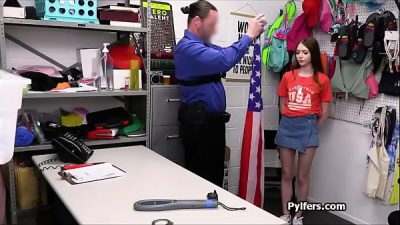 Slutty Petite Ends Up On Body Inspection At The Mall