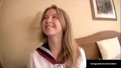 Slutty Young Student Sunny Lane Gets Her Tiny Twat