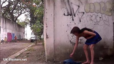 South American Polly Public Striptease And Teen