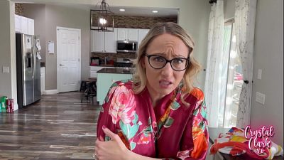 Stepmom gets caught skinny dipping