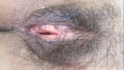 Stepmom Shows Off Her Big Hairy Pussy After Fucking