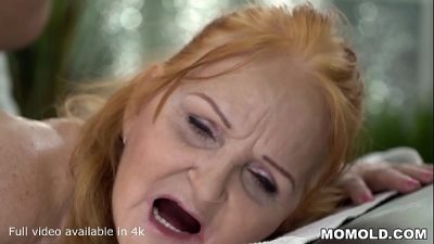 Surprise Happy Ending Massage For Horny Bored Granny