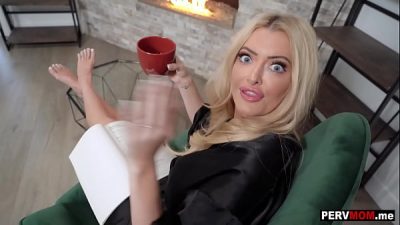 Swedish Milf Stepmom Eats My Cum After Sucking