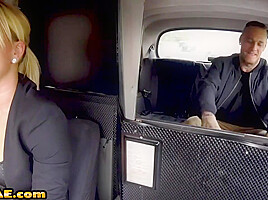 Taxi Driver In Boobs Gets Sideways Stuffed With Big