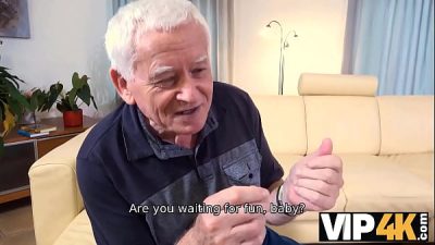 Vip4k Old Man Looks Happy While His Wife Having Sex