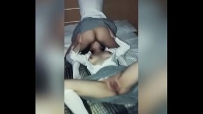 Alumnas latinas follando en un motel hacen un video ama