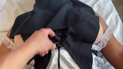 Arab Maid Gets Hard Cock In Her Pussy For Cleaning