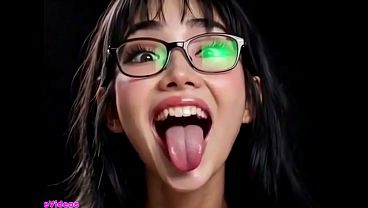 Beautiful Chinese Girls Show Her Tongue For You Ai