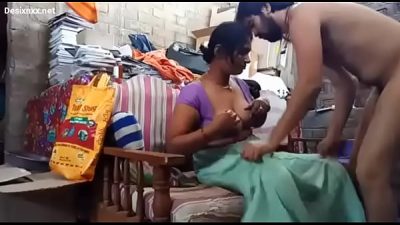 Desi wife with hubby