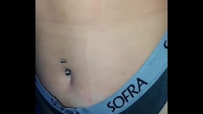 Exploring This Sexy Belly Button With Its Piercing