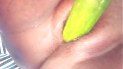 Indian desibhabhi bhabhi fucking with cucumber