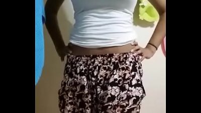 Indian girl showing her big boobs after shower