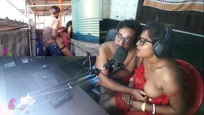Indian wife agni reacting on porn videos outdoor sex