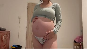 Pregnant Indian Stepsister Goes Into The Bathroom