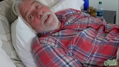 Rachael’s hunk stepson gives her a nice rubdown which leads to hot sex