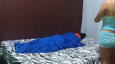 Stepmother And Stepsson Give A Rest In Bed