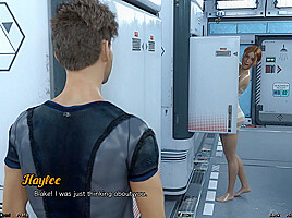 Stranded in space hot chicks in the bathroom ep7