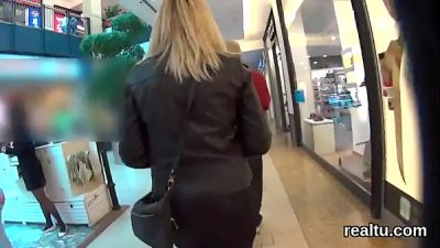 Striking Czech Girl Is Tempted In The Supermarket