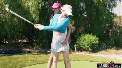Two Trannies Fuck Big Boobs Golf Milf
