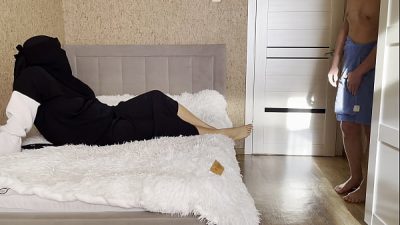 Oh god, did you cum inside your stepmom? Sex with Egyptian stepmom
