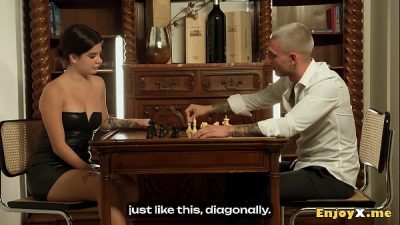Spanish adult video star Valkiria Lapiedra gets rugged in her tight culo on a chess table in a nasty XXX scene. The beautiful, sensuous Spanish sex industry star Valkiria Lapiedra gives a oral job while getting her ass pulverized